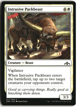 Intrusive Packbeast - Guilds of Ravnica #17 - Near Mint - Normal