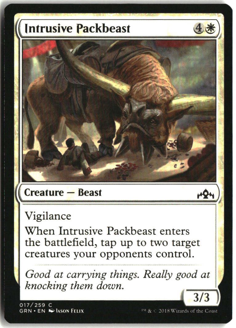 Intrusive Packbeast - Guilds of Ravnica #17 - Near Mint - Normal