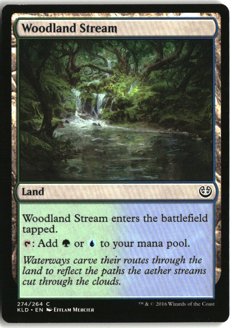 Woodland Stream - Kaladesh #274 - Near Mint - Normal