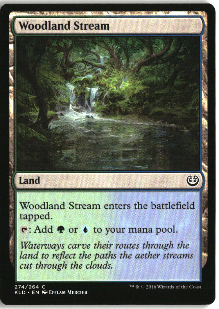 Woodland Stream - Kaladesh #274 - Near Mint - Normal