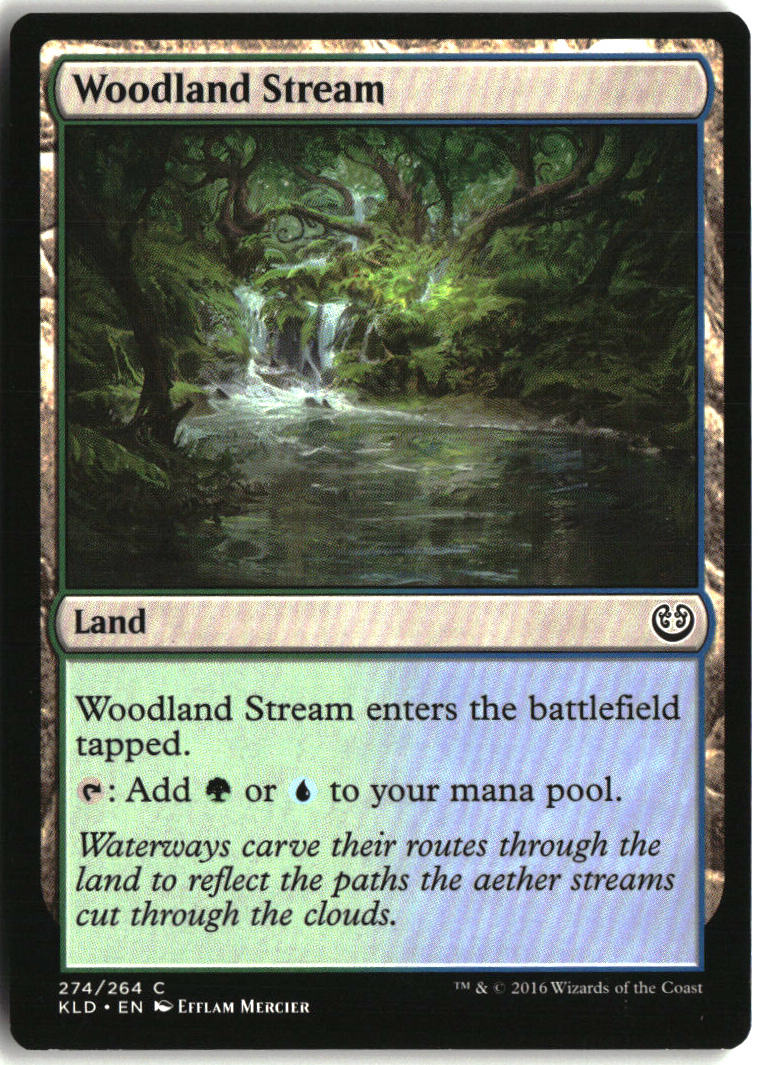 Woodland Stream - Kaladesh #274 - Near Mint - Normal
