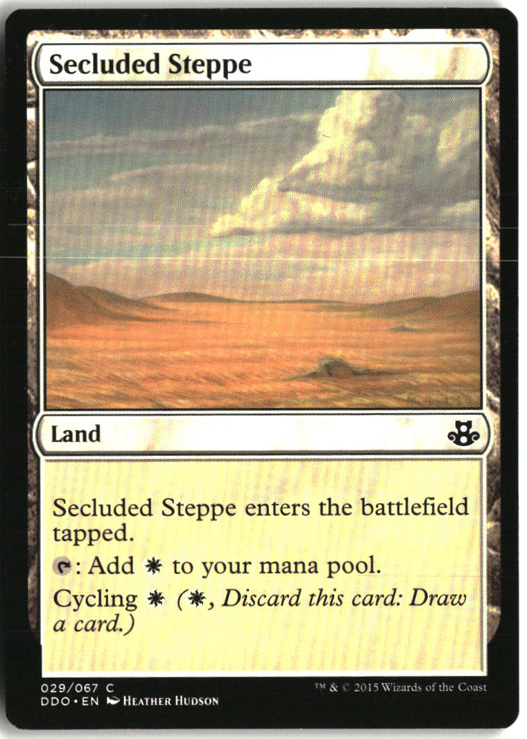 Secluded Steppe - Duel Decks: Elspeth vs. Kiora #29 - Near Mint - Normal