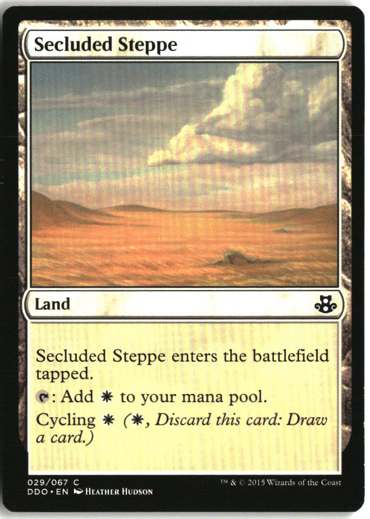 Secluded Steppe - Duel Decks: Elspeth vs. Kiora #29 - Near Mint - Normal