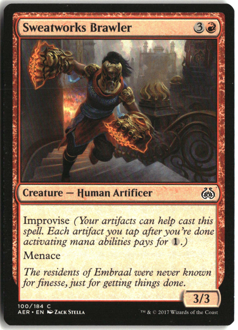 Sweatworks Brawler - Aether Revolt #100 - Near Mint - Normal