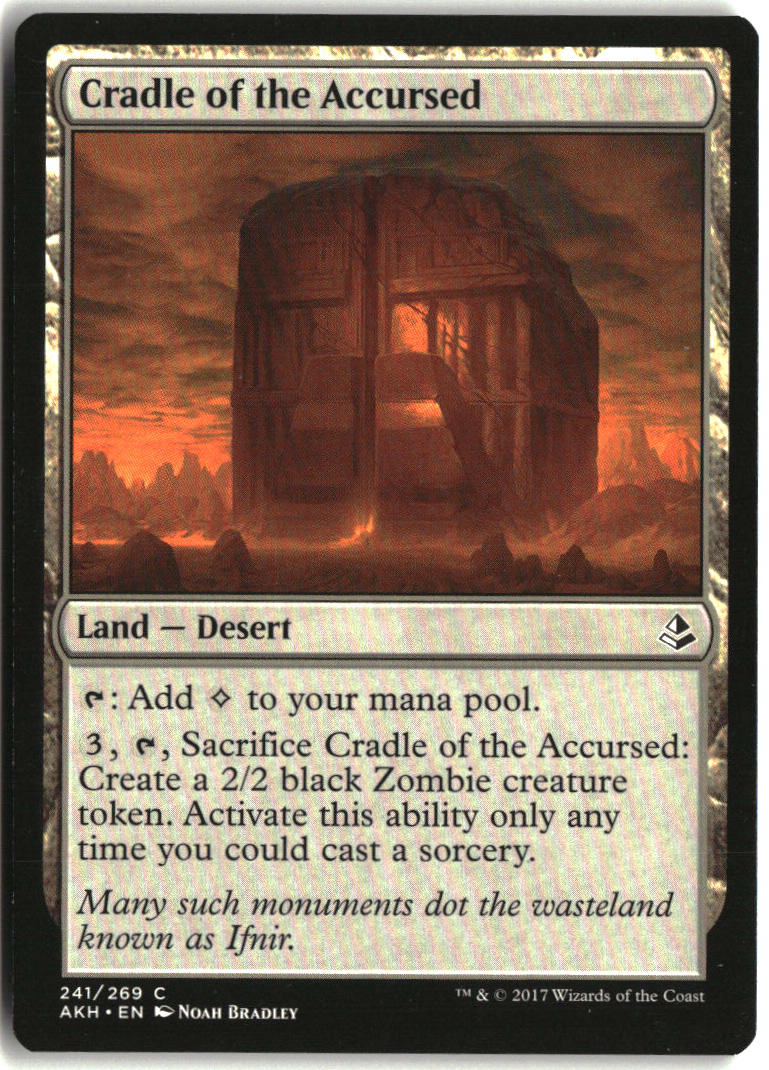 Cradle of the Accursed - Amonkhet #241 - Near Mint - Normal