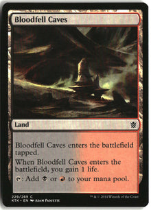 Bloodfell Caves - Khans of Tarkir #229 - Near Mint - Normal