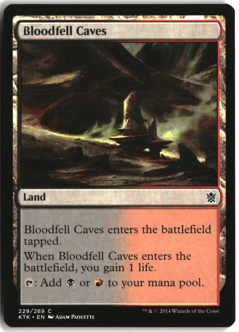 Bloodfell Caves - Khans of Tarkir #229 - Near Mint - Normal