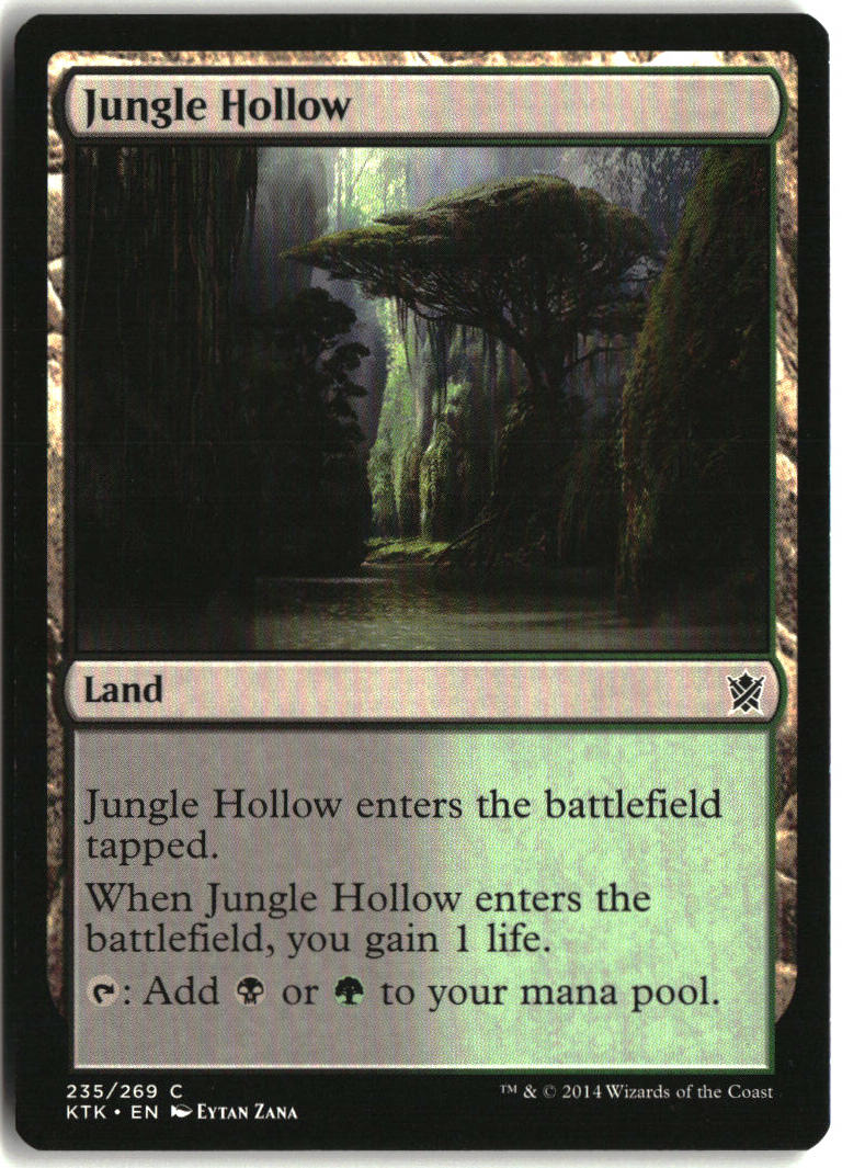 Jungle Hollow - Khans of Tarkir #235 - Near Mint - Normal