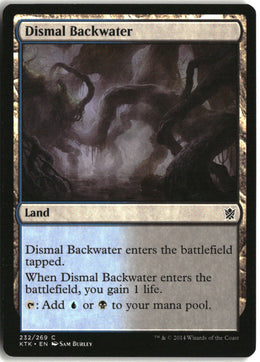 Dismal Backwater - Khans of Tarkir #232 - Near Mint - Normal
