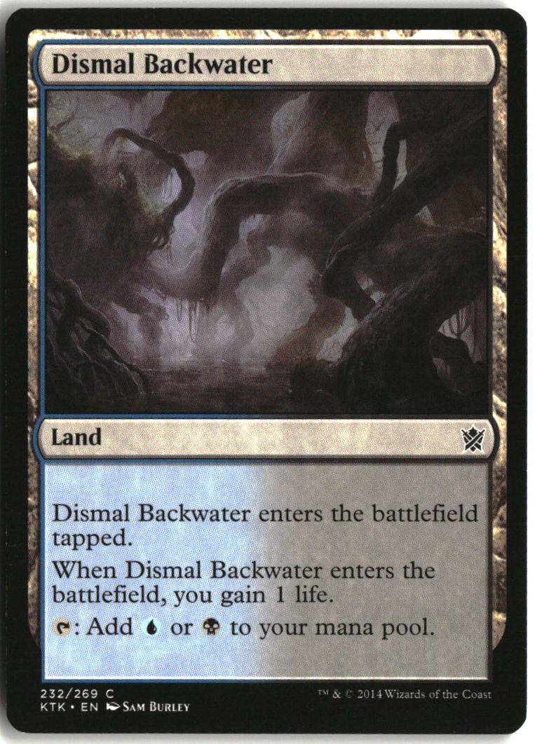 Dismal Backwater - Khans of Tarkir #232 - Near Mint - Normal