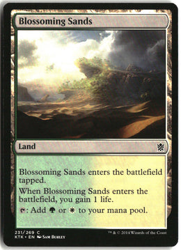 Blossoming Sands - Khans of Tarkir #231 - Near Mint - Normal