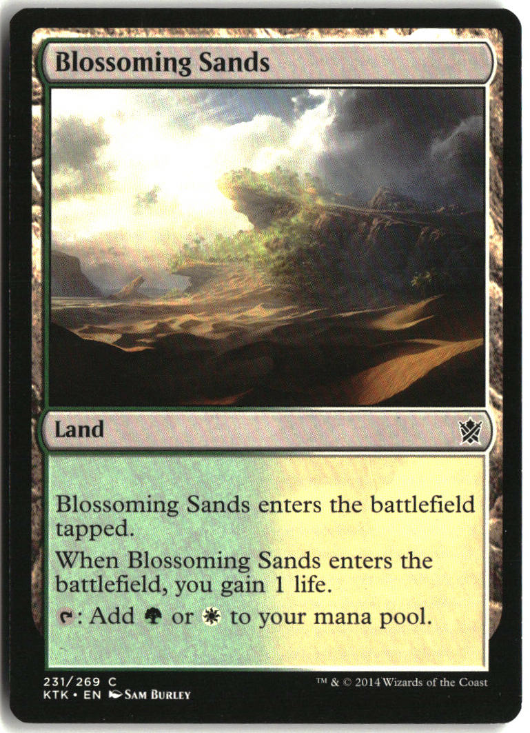 Blossoming Sands - Khans of Tarkir #231 - Near Mint - Normal