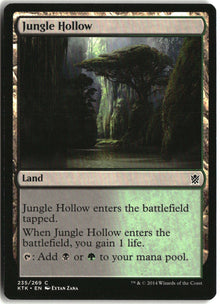 Jungle Hollow - Khans of Tarkir #235 - Near Mint - Normal