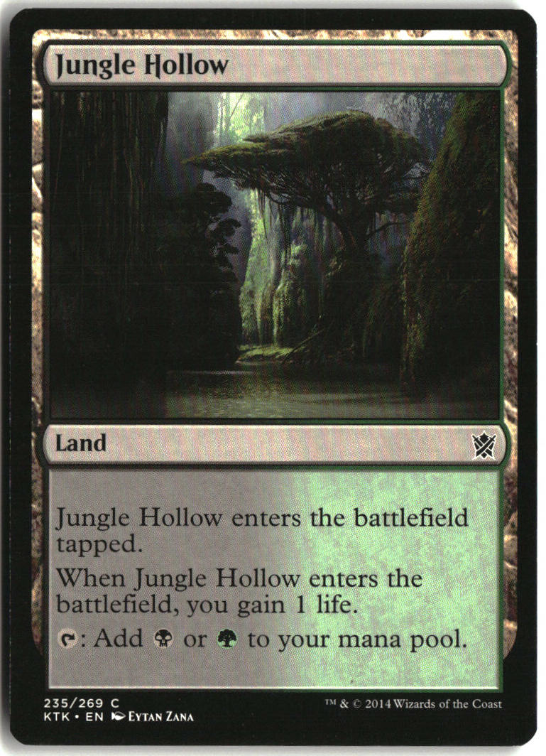 Jungle Hollow - Khans of Tarkir #235 - Near Mint - Normal