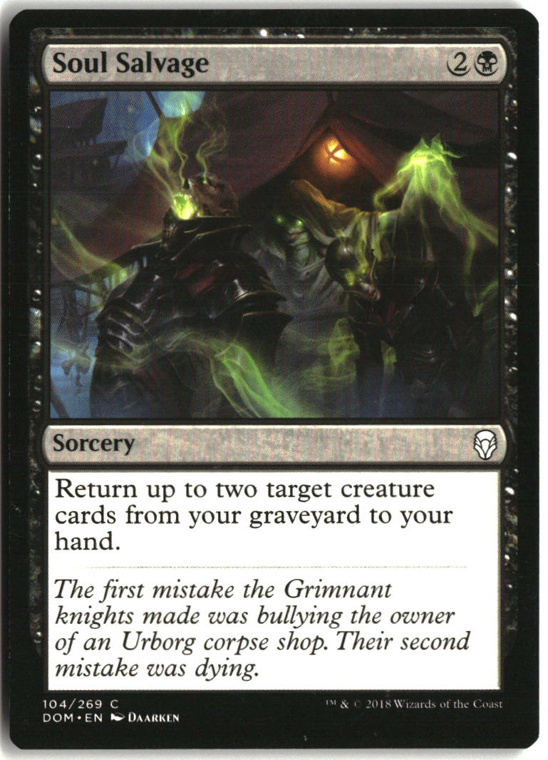 Soul Salvage - Dominaria #104 - Near Mint - Normal