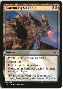 Consuming Sinkhole - Oath of the Gatewatch #94 - Near Mint - Normal