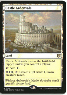 Castle Ardenvale - Wilds of Eldraine Commander #154 - Near Mint - Normal