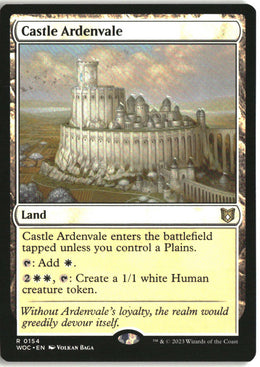 Castle Ardenvale - Wilds of Eldraine Commander #154 - Near Mint - Normal