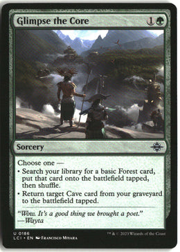 Glimpse the Core - The Lost Caverns of Ixalan #186 - Near Mint - Normal