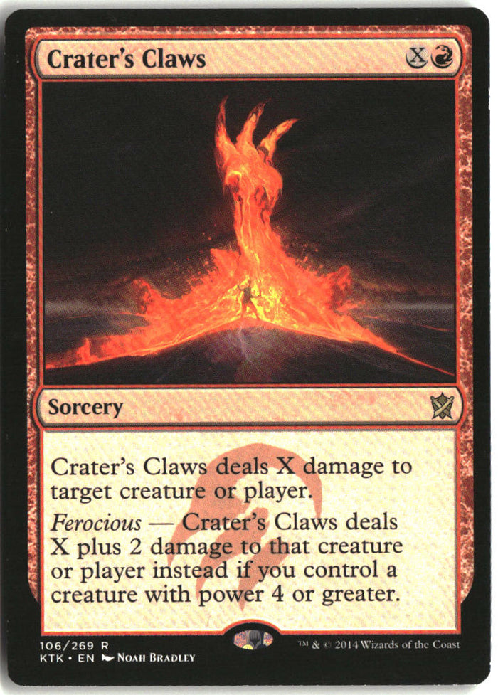 Crater's Claws - Khans of Tarkir #106 - Near Mint - Normal