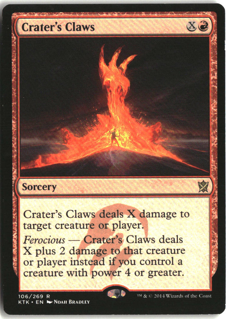 Crater's Claws - Khans of Tarkir #106 - Near Mint - Normal