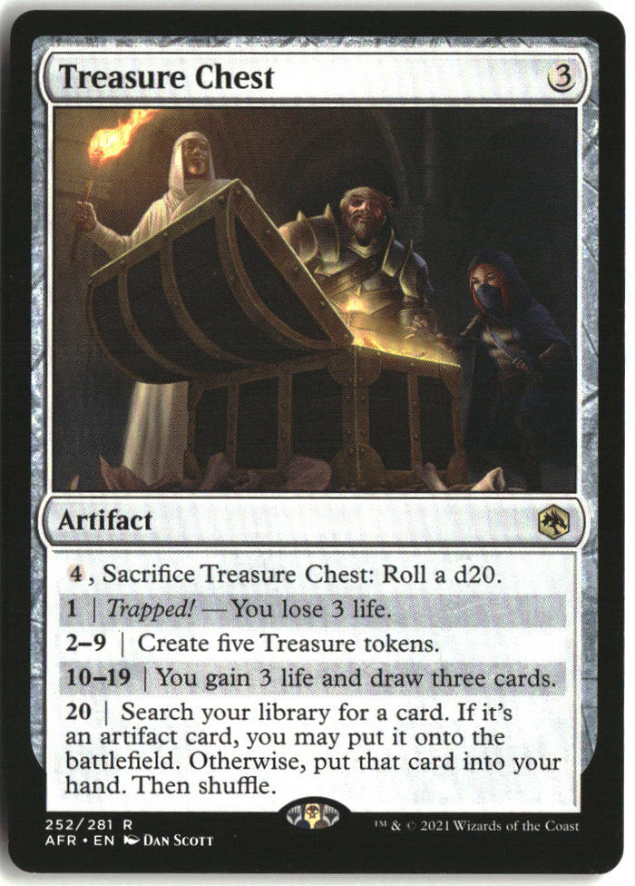 Treasure Chest - Adventures in the Forgotten Realms #252 - Near Mint - Normal