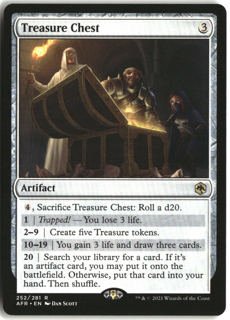 Treasure Chest - Adventures in the Forgotten Realms #252 - Near Mint - Normal