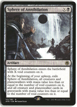 Sphere of Annihilation - Adventures in the Forgotten Realms #121 - Near Mint - Normal