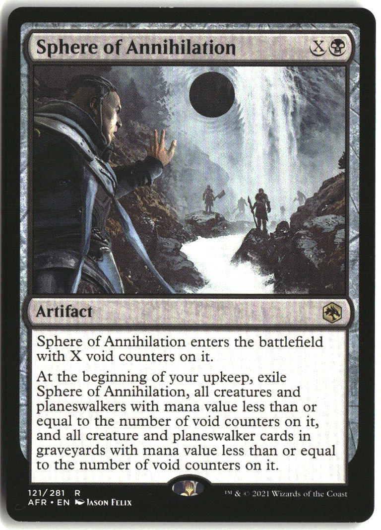 Sphere of Annihilation - Adventures in the Forgotten Realms #121 - Near Mint - Normal