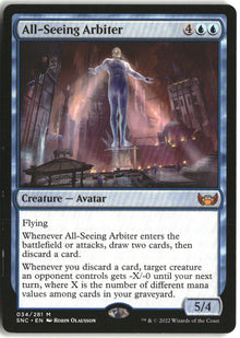 All-Seeing Arbiter - Streets of New Capenna #34 - Near Mint - Normal