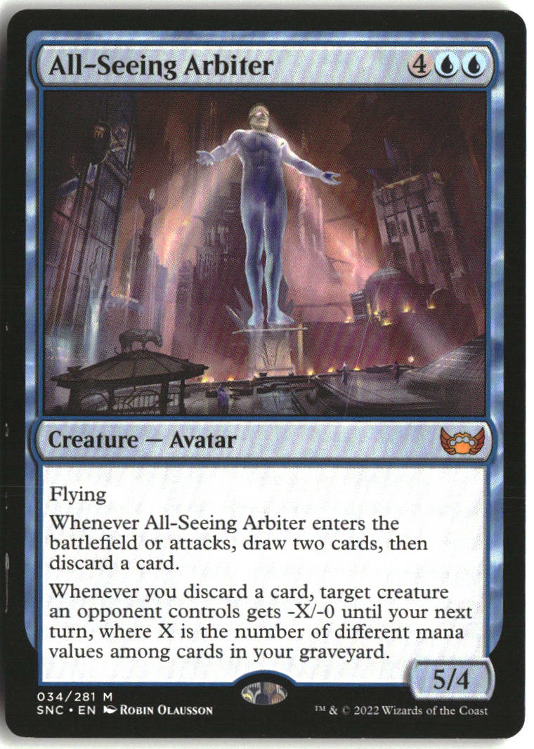 All-Seeing Arbiter - Streets of New Capenna #34 - Near Mint - Normal