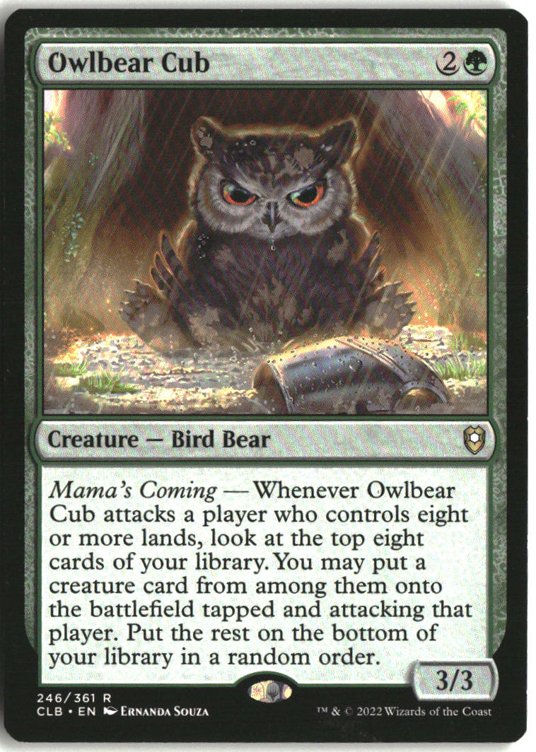 Owlbear Cub - Commander Legends: Battle for Baldur's Gate #246 - Near Mint - Normal