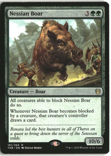 Nessian Boar - Theros Beyond Death #181 - Near Mint - Normal