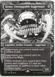 Graaz, Unstoppable Juggernaut - Phyrexia: All Will Be One #334 - Near Mint - Normal