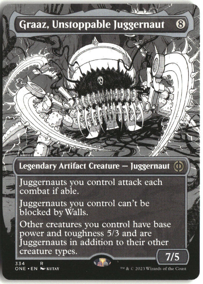 Graaz, Unstoppable Juggernaut - Phyrexia: All Will Be One #334 - Near Mint - Normal