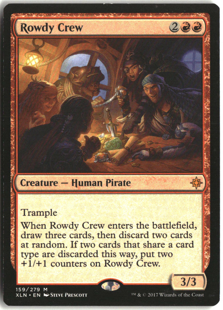 Rowdy Crew - Ixalan #159 - Near Mint - Normal
