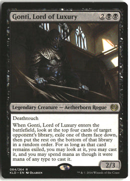 Gonti, Lord of Luxury - Kaladesh #84 - Near Mint - Normal
