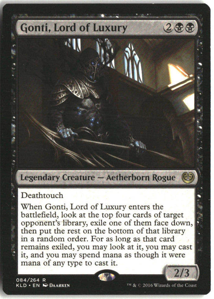 Gonti, Lord of Luxury - Kaladesh #84 - Near Mint - Normal