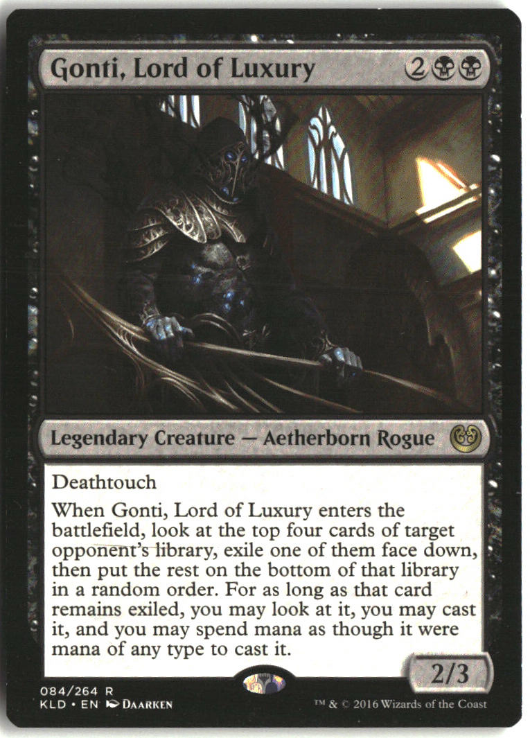 Gonti, Lord of Luxury - Kaladesh #84 - Near Mint - Normal