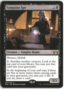 Sanguine Spy - Streets of New Capenna #93 - Near Mint - Normal
