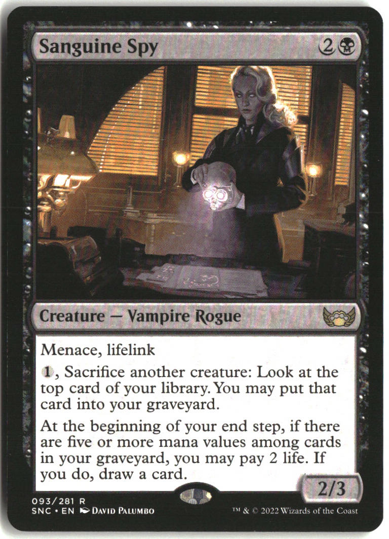 Sanguine Spy - Streets of New Capenna #93 - Near Mint - Normal