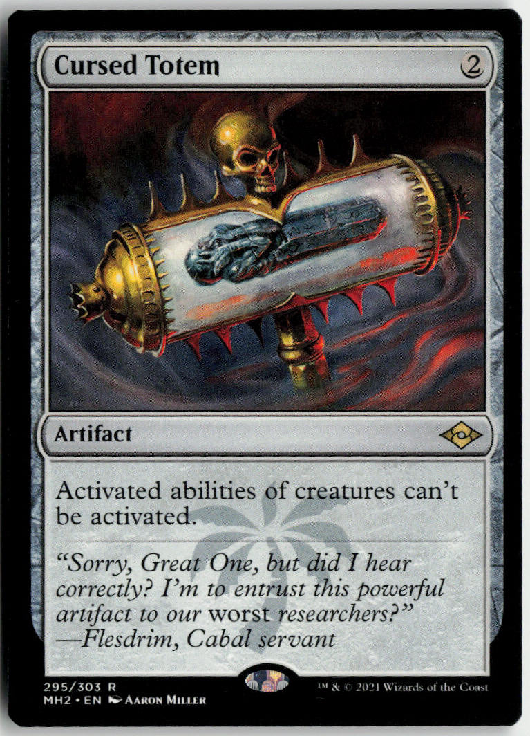 Cursed Totem - Modern Horizons 2 #295 - Near Mint - Normal