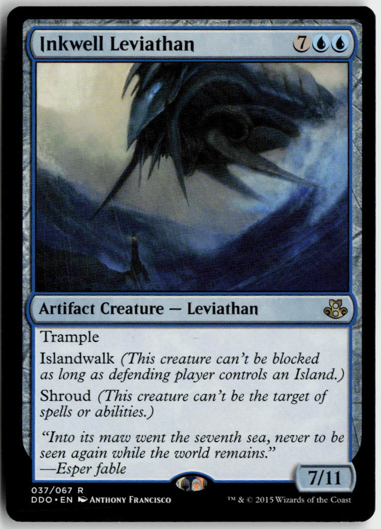 Inkwell Leviathan - Duel Decks: Elspeth vs. Kiora #37 - Near Mint - Normal