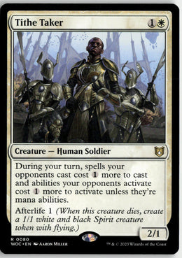 Tithe Taker - Wilds of Eldraine Commander #80 - Near Mint - Normal