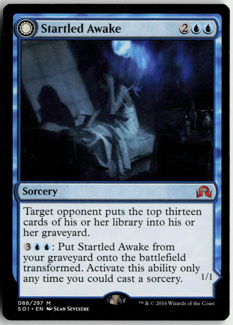 Startled Awake // Persistent Nightmare - Shadows over Innistrad #88 - Near Mint - Normal