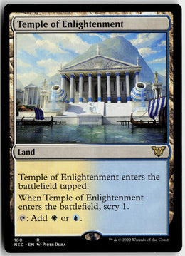 Temple of Enlightenment - Neon Dynasty Commander #180 - Near Mint - Normal