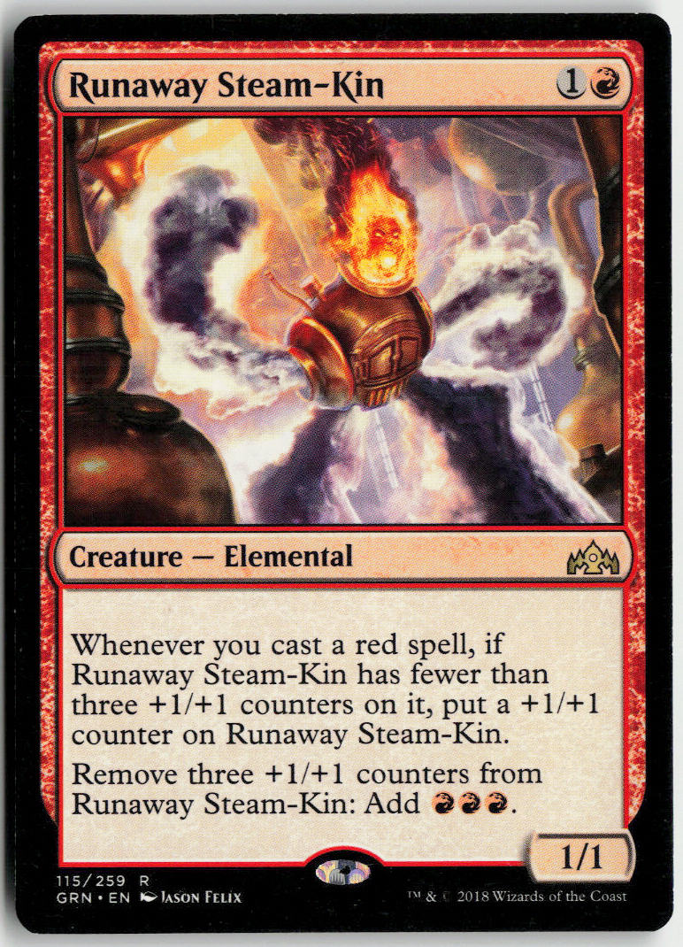 Runaway Steam-Kin - Guilds of Ravnica #115 - Near Mint - Normal