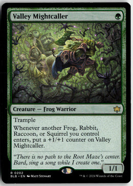 Valley Mightcaller - Bloomburrow #202 - Near Mint - Normal