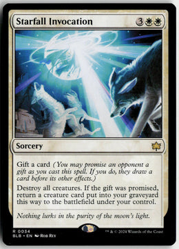 Starfall Invocation - Bloomburrow #34 - Near Mint - Normal
