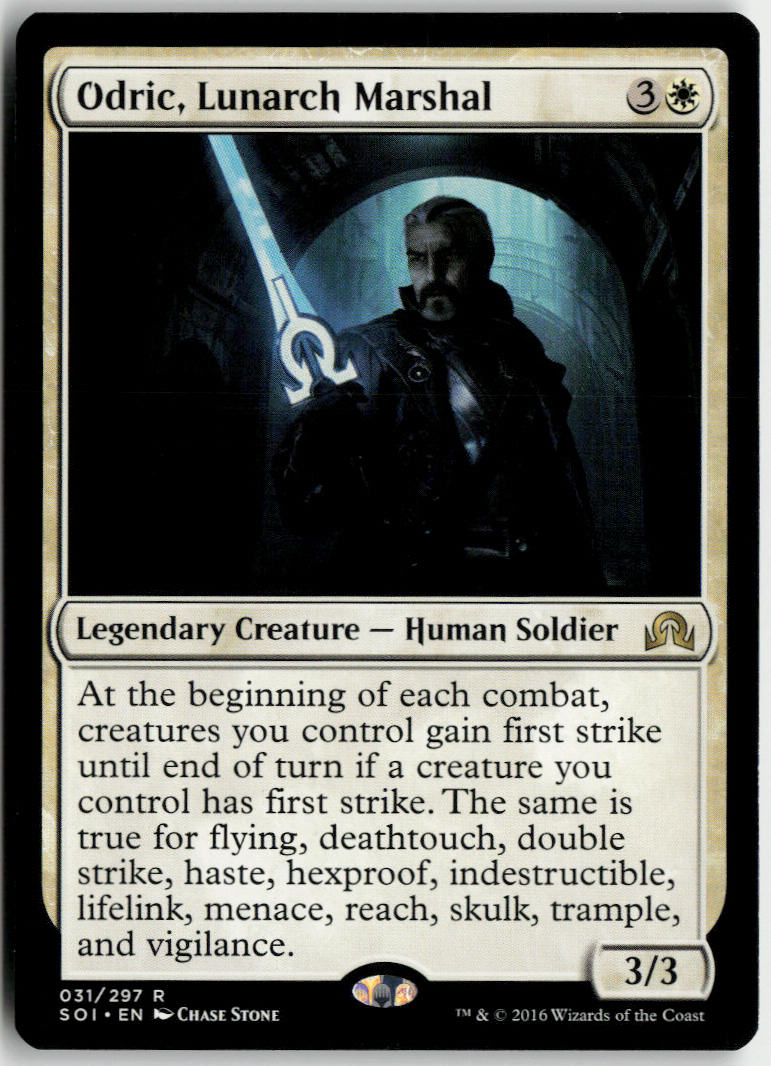 Odric, Lunarch Marshal - Shadows over Innistrad #31 - Near Mint - Normal